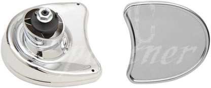 ya 2 8.15 Chrome Fairing Mount Mirror for Harley FLHT Electra Street Glide Ultra 96-13