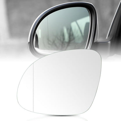 ya 11 9.14 baidiMirror Glass w/Backing Plate for VW for Tiguan 2009-2017 Driver Left Side Heated USA