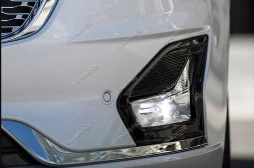ya 9 10.24 LED Front Bumper Fog Lamp Assembly Kit w/wiring/Bezel for Ford Fusion 2019-2020