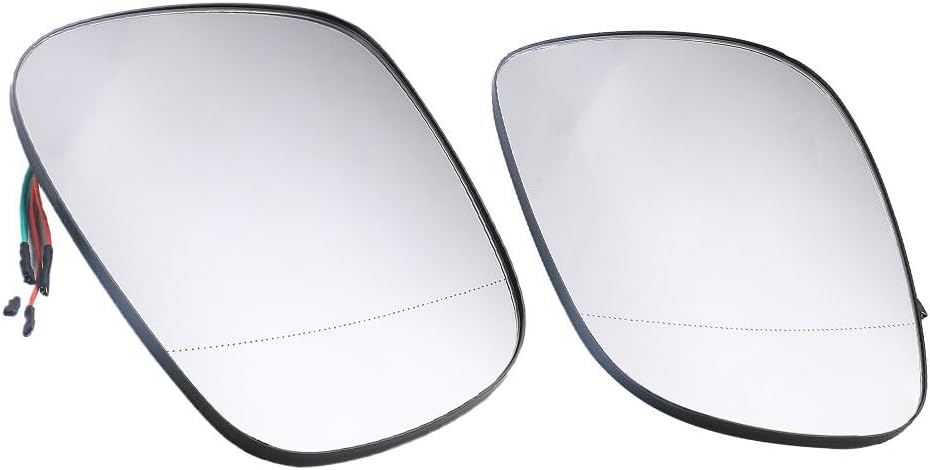 ya 2 8.15 Set of 2 Mirror Glass Left Right Fits for 2008-2015 for BMW X3 F25 X1 E84 Replaces