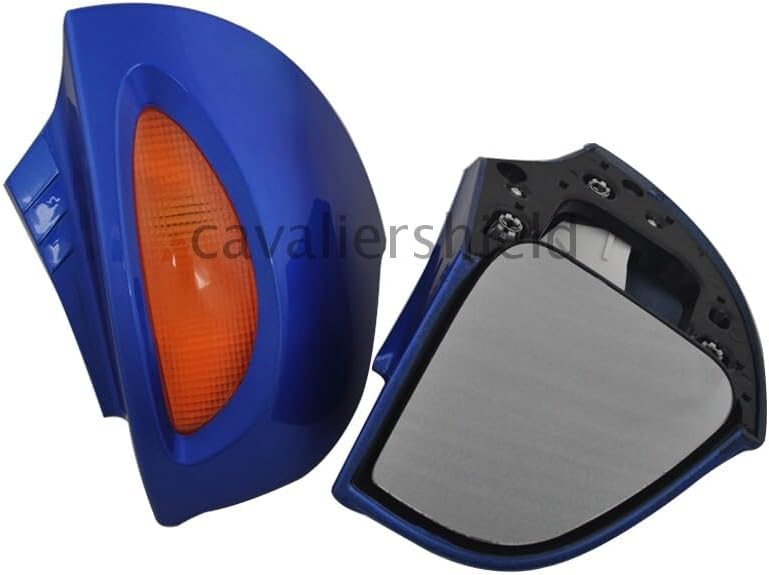 ya 23 10.7 baidi Blue Rearview Mirrors Amber Turn Signal Lens for BMW R1100 RT R1100 RTP R1150 RT