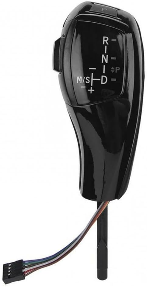 ya 4 8.24 baidi Shift Knob Automatic LED Gear Shifter for LHD for BMW E90 E92 E93 F30 Style Black