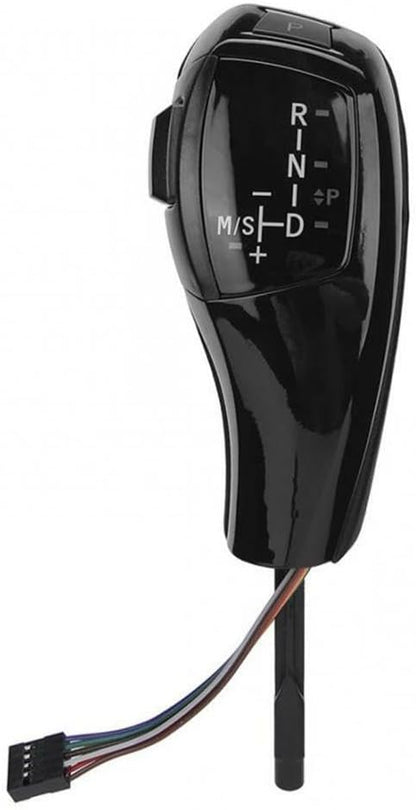 ya 4 8.24 baidi Shift Knob Automatic LED Gear Shifter for LHD for BMW E90 E92 E93 F30 Style Black