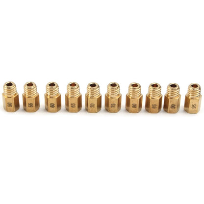 ya 4 8.10 10Pcs Carburetor Main Jet Fit for MIKUNI VM/TM/TMX AX100 50-95