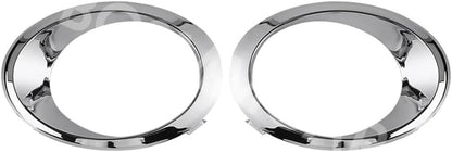 ya 10 9.16 zhengce Pair Left/Right Fog Lamp Bezel Trim Ring Fit for Ford Mondeo/Fusion 2013-20