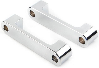 ya 4 8.10 Silver Wrap Front Fender Brackets Spacers 30 Inch Fit for Harley Touring 1996-2013
