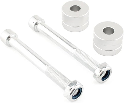 ya 4 8.8.2 Handle Bar Risers Kit for Ducati Hypermotard 1100 2007-2009 Silver Motorcycle