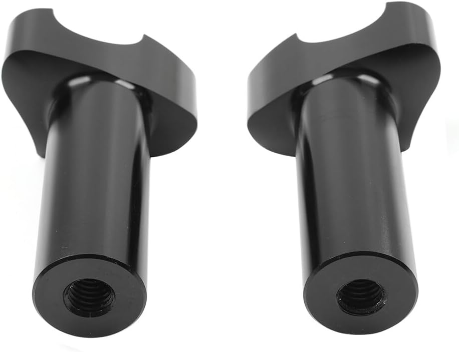 ya 15 10.19 zhengce 4 Straight Handlebar Risers for Harley 1 Bar Dyna Sportster Softail Black