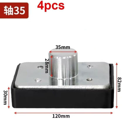 ya 4 8.8.2 xg-4pc 35/38mm Car Lift Rectangular Rubber Tray Heightening Feet Pad