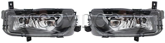 ya 2 8.15 A pair of front bumper fog lights with bulbs suitable for VW Caddy 2016-2020