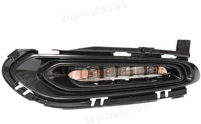 ya 9 10.24 LED White Lights Daytime Running Lights Fog Lights 2PCS for Honda HR-V 2016-2018