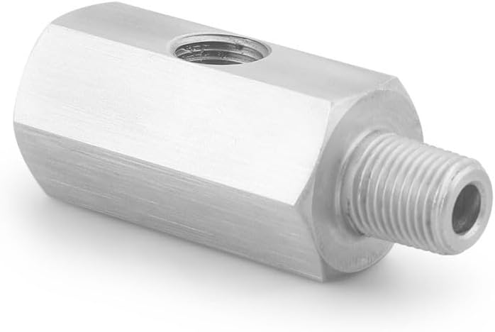 ya 11 9.14 zhengce 1/8 NPT Female Oil Pressure Sensor Tee to 1/8 NPT Male Adapter Supply Feed