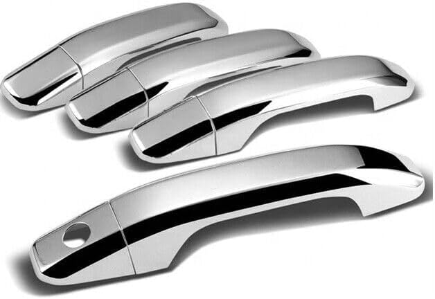ya 10 9.16 baidi for Chevy for Silverado 2020-2024 1500+2500+3500+HD Truck Chrome 4 Door Handle Cover