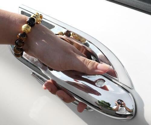 ya 5 8.10 8PCS for Ford Explorer 2020-24 ABS Chrome Style Side Door Handle Bowl Cover Trim