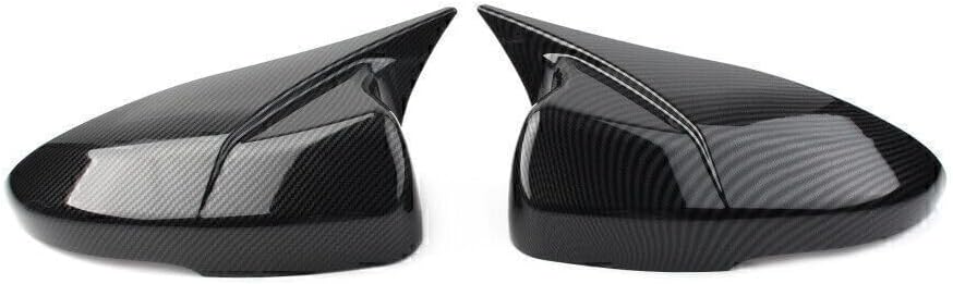ya 14 9.20 zhengce Pair Carbon Fiber Look Rear view Mirror Cover Trim Fit for Honda for Accord-1