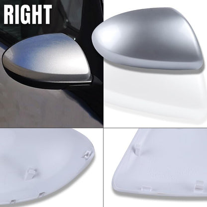 ya 11 9.14 baidiRight Rearview Mirror Cover Cap Sliver For 2009 2010 2011 2012 2013 for Mazda 2 3