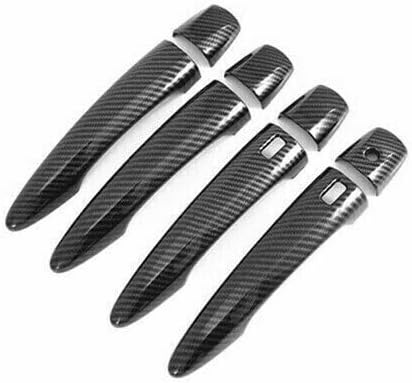 ya 5 8.10 12X Carbon Fiber Door Bowl Handle Cover Trim for Nissan Rogue for X-Trail 2021-2023
