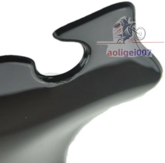 ya 23 10.7 baidi 7-inch Black Motorcycle Wave Windshield Suitable for 14-24 for Harley-Davidson Touring
