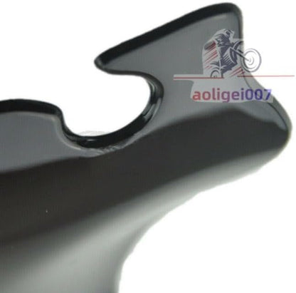 ya 23 10.7 baidi 7-inch Black Motorcycle Wave Windshield Suitable for 14-24 for Harley-Davidson Touring