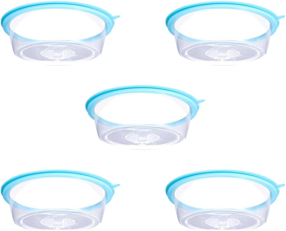 ya 14 9.20 baidi 5 Pcs Refrigerator Stora Transparent Fresh Cover Stackable Fresh Cover-1