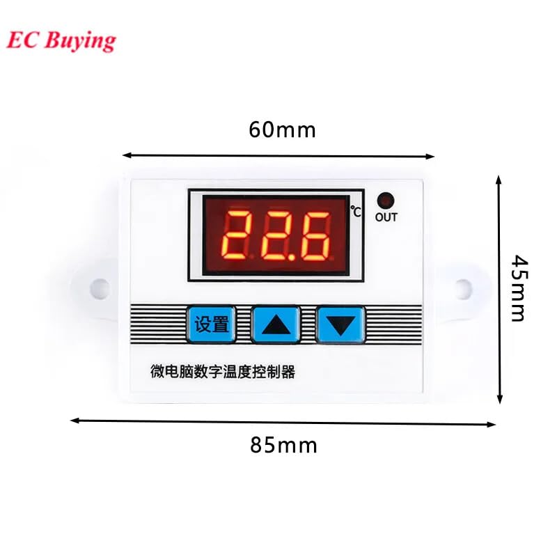 ya 16 10.20 baidi XH-W3002 Digital Temperature Controller AC/DC Thermostat with LED Switch