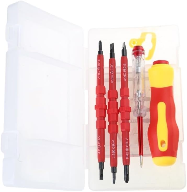 ya 26 10.21 baidi 5Piece Insulated Screwdriver with Functio lity for Electrical Work