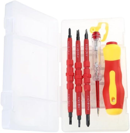 ya 26 10.21 baidi 5Piece Insulated Screwdriver with Functio lity for Electrical Work