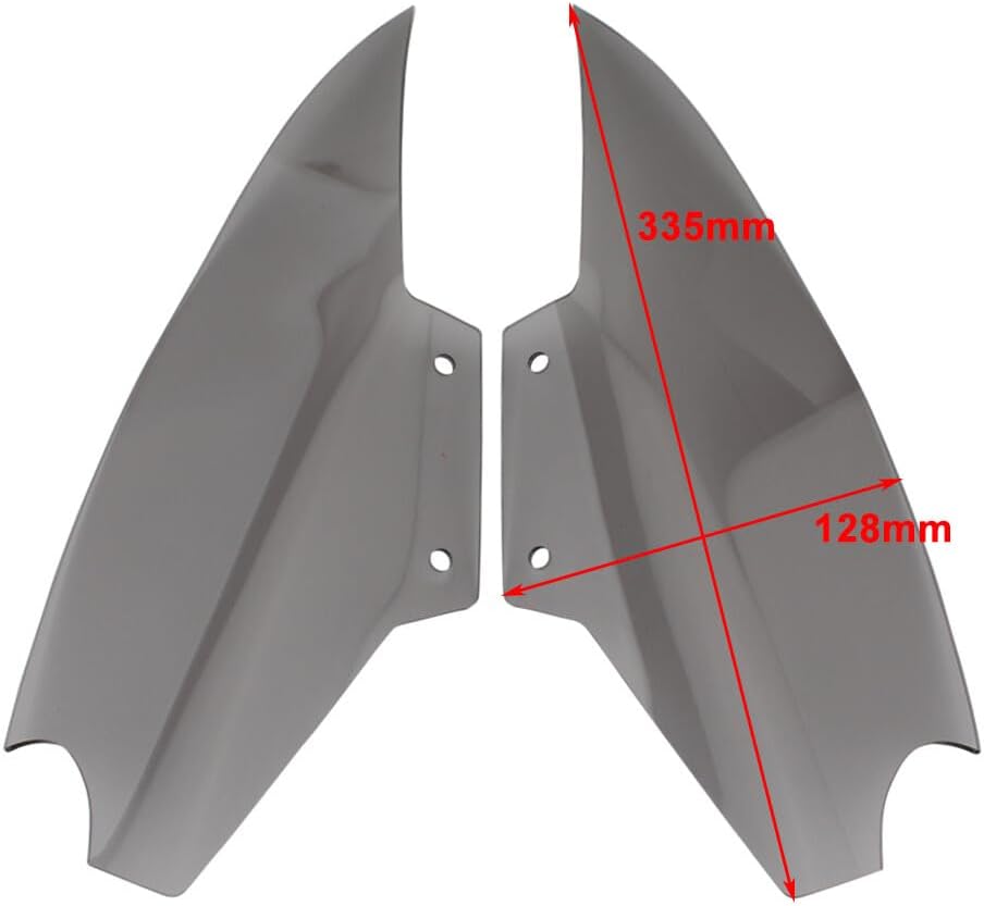 ya 2 8.15 1 Pair Fit for BMW R18 B Bagger Motorcycle Side Windshield Windscreen Wind Deflector