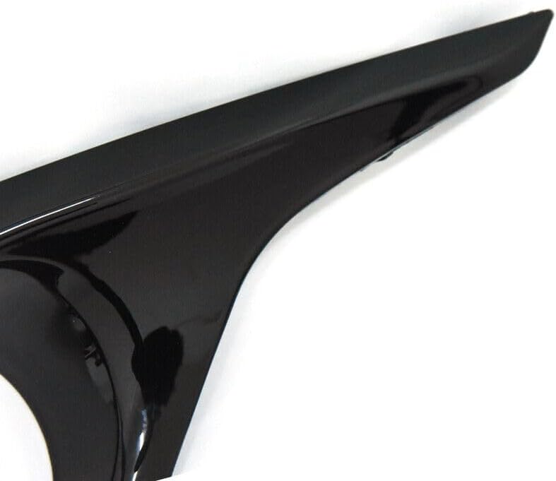 ya 2 8.15 A pair of front bumper fog lampshade grilles in black suitable for Toyota Highlander 2012-2014