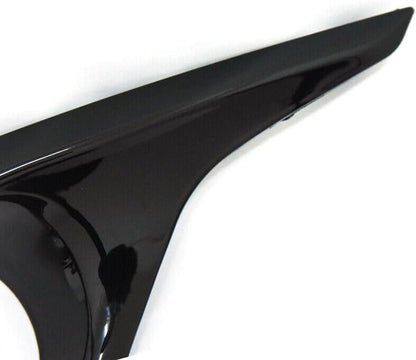 ya 2 8.15 A pair of front bumper fog lampshade grilles in black suitable for Toyota Highlander 2012-2014