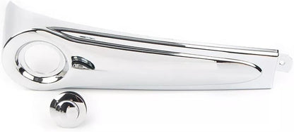 ya 23 10.7 baidi Chrome Dash Panel+ Tank Cap Cover for Harley Electra Street Road Glide 86-07