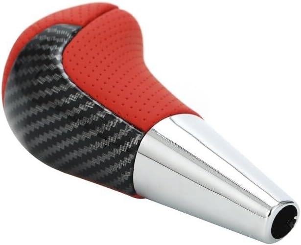 ya 4 8.14 Red & Carbon Fiber Gear Shift Knob for Toyota Tacoma for 4Runner Sequoia Tundra TRD