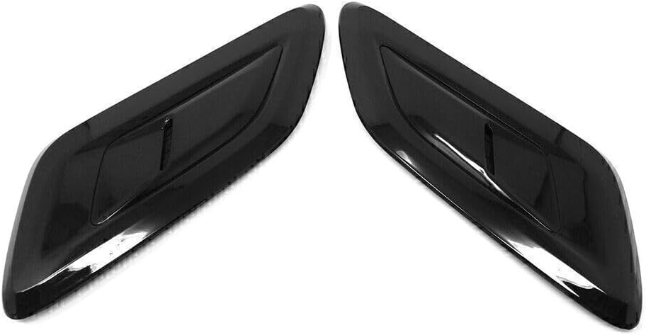ya 4 8.14 Front Hood Upper Vents Cover Fit for Land Rover for Range Rover Sport 2018-2021 Black