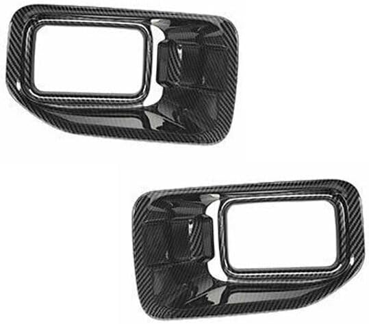 ya 7 8.24 baidi Carbon Fiber Front Fog Lamp Cover Trim for Ford F150 2015-2020 Accessories 