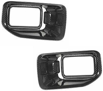 ya 7 8.24 baidi Carbon Fiber Front Fog Lamp Cover Trim for Ford F150 2015-2020 Accessories 