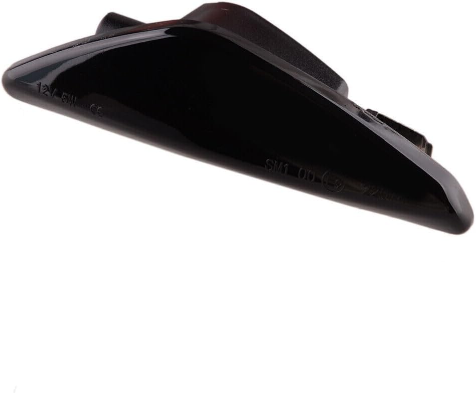 ya 4 8.14 Smoked Lens Sequential LED Side Marker Lights for BMW E46 2D Coupe and Cabrio 