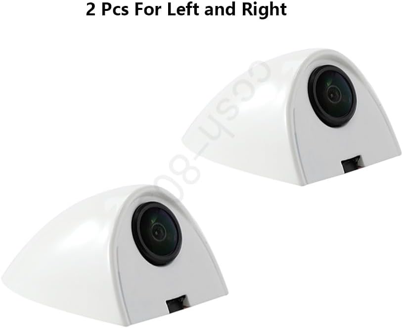 ya 4 8.8.2 12V 4-Pin Side Rear View Reverse Backup Camera for Truck Bus Car RV Boat Caravan