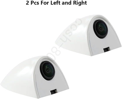 ya 4 8.8.2 12V 4-Pin Side Rear View Reverse Backup Camera for Truck Bus Car RV Boat Caravan