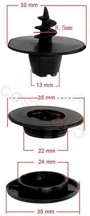ya 7 8.24 baidi 2 Sets Universal Car Floor Mat Carpet Clips Fixing Grips Floor Holder