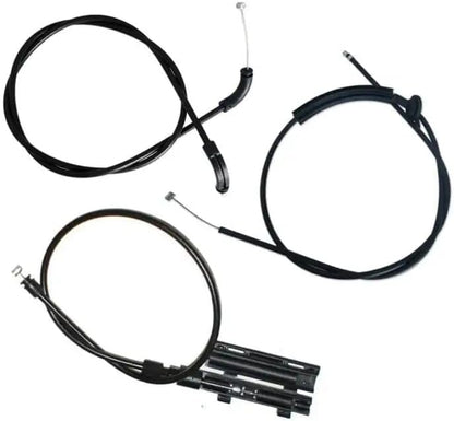 ya 10 9.16 baidi 3 PCS Engine Hood Release Cable Kit for BMW 7 Series E66 730Li 740Li 750Li 760Li