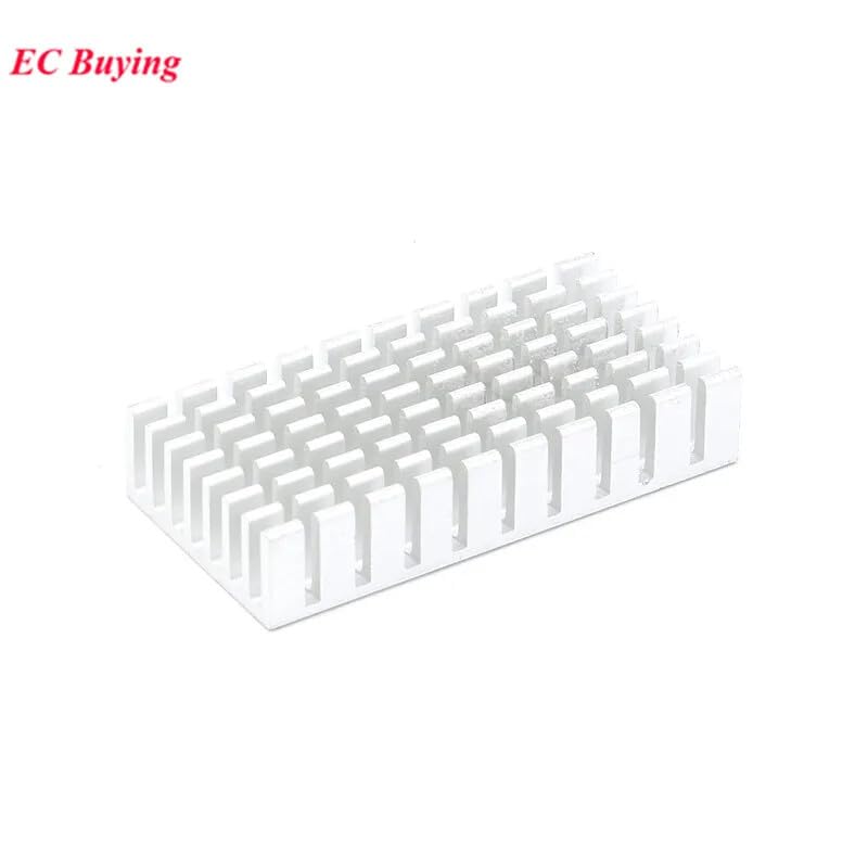 ya 16 10.20 baidi Aluminum heatsink, 50x25x10 mm, Suitable for Power ICS, transistors, and LEDs.