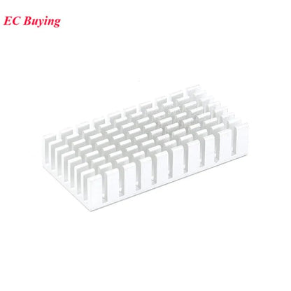 ya 16 10.20 baidi Aluminum heatsink, 50x25x10 mm, Suitable for Power ICS, transistors, and LEDs.