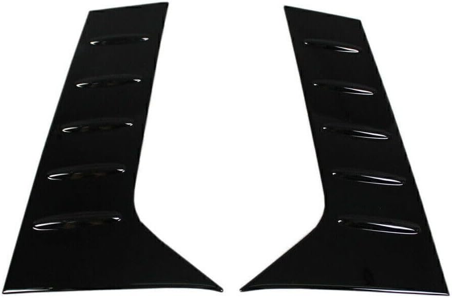 ya 4 8.14 Fit for Toyota Alphard 2016 2017 2018 2019 C-Pillar Molding Cover Trims Grossy Black