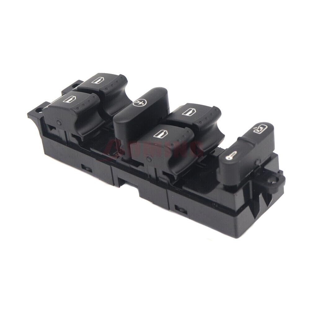 ya 6 8.14 Driver Side Master Power Window Switch for 1999-2004 for VW for Golf for Jetta Passat 4 Door