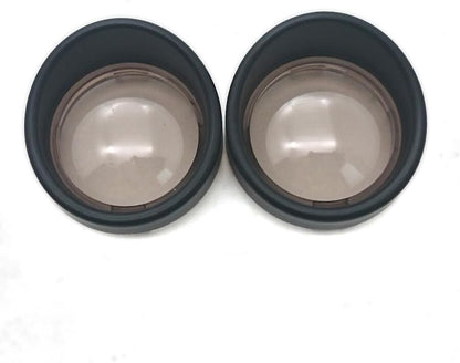 ya 11 9.14 zhengce Black Visor-Style Turn Signal Bezels With Smoke Lens for Harley Sportster