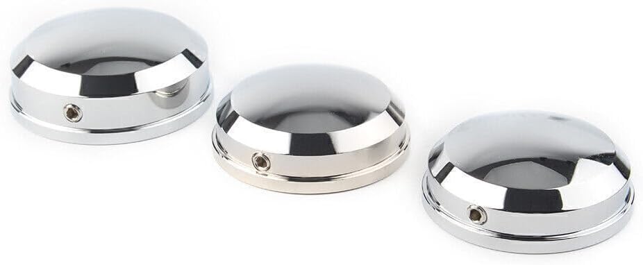 ya 4 8.14 Upper Fork Stem Nut Covers Kit Chrome for Harley FLSS FLSTF FLSTFB FLSTFBS cl
