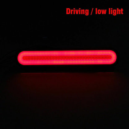 ya 2 8.15 2 Neon LED RV Trailer Trucks Stop Flow Turn Signal Brake Rear Light Strips