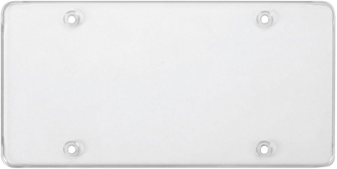 ya 9 10.24 1 Piece Car License Plate Frame Cover Hood Cap for Trunk Blue Silicone for
