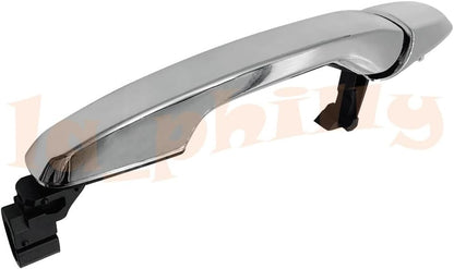 ya 9 10.24 Front/Rear Exterior Outside Door Handle Chrome Fit for 11-17 for Ford Explorer Edge