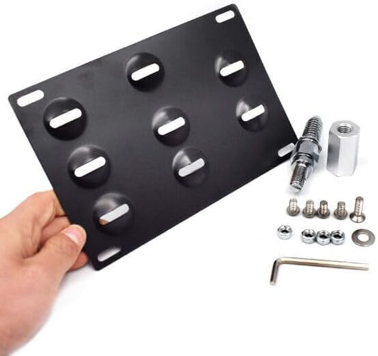 ya 6 8.14 Front bumper towing hook license plate installation bracket suitable for BMW 1 3 5 X5 X6